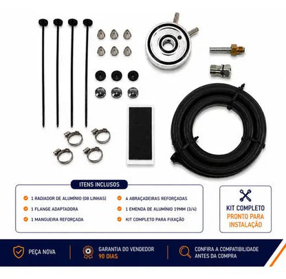 Kit Trocador Calor Óleo Cambio Al4 Renault Sandero Duster - foto 4
