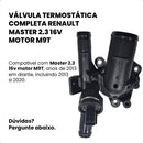 Valvula Termostatica Master 2.3 16v 2013 Em Diante Completa