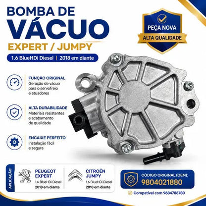 Bomba De Vacuo Expert Jumpy 1.6 Bluehdi Diesel 9804021880 - foto 3