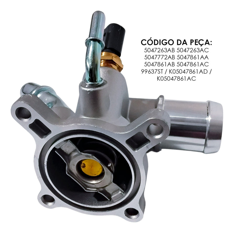 Carcaça Válvula Termostática Fiat Toro 2.4 Jeep Compass 2.0