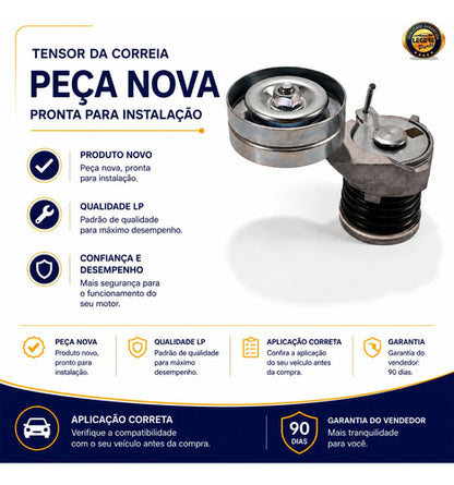 Tensor Correia Alternador Audi A3 Volkwagen Golf 1.6 8v - foto 5