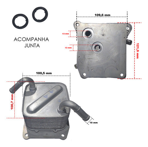 Radiador Resfriador Cambio Duster Captur Logan Sandero Cvt