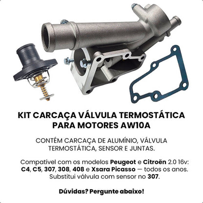 Valvula Termostática 307 308 408 C4 Xsara Picasso 2.0 16v - foto 2