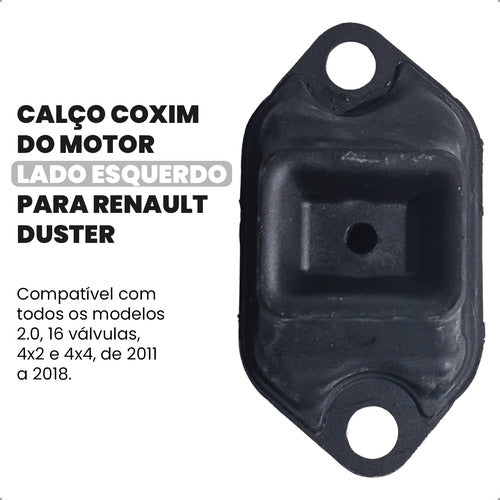 Calço Coxim Motor Lado Esq Renault Duster 2.0 16v 4x2 4x4