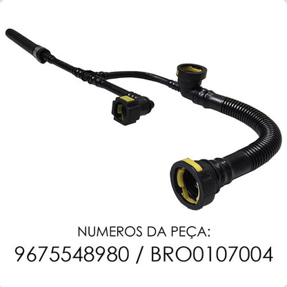 Mangueira Respiro Vapor Oleo Motor 208 C3 Picasso 1.5 8v - foto 3