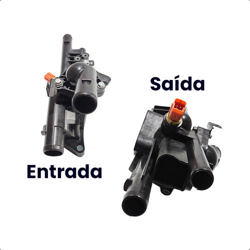 Carcaça Válvula Termostática Ix35 Sonata Santa Fé 2.0 2.4