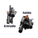 Carcaça Válvula Termostática Ix35 Sonata Santa Fé 2.0 2.4