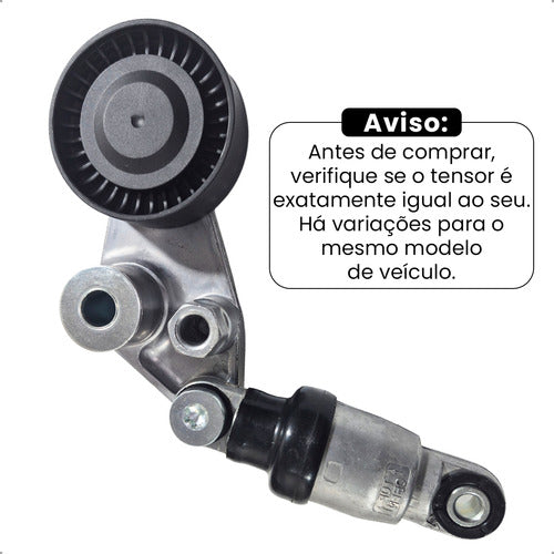 Tensor Correia Alternado Poly V Ssangyong Kyron Actyon Rexto