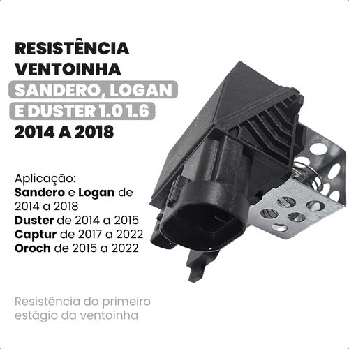 Resistencia Radiador Ventoinha Logan Sandero Duster 2014/...
