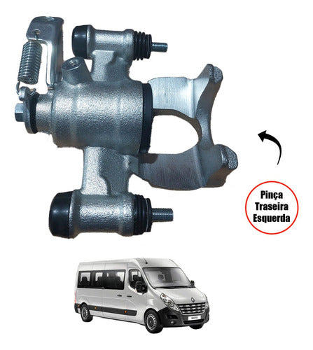 Pinça Freio Traseira Esquerda Renault Master 2.3 16v M9t