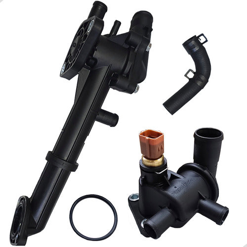 Cano Tubo Flauta Agua Valvula Carcaça Atos Picanto 1.0 1.1