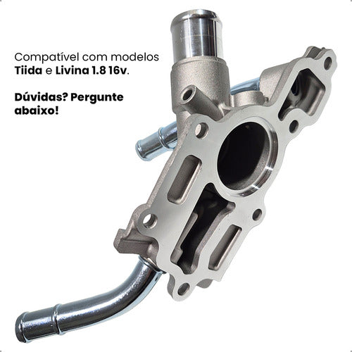 Carcaça Da Válvula Termostática Nissan Tiida Livina 1.8 16v