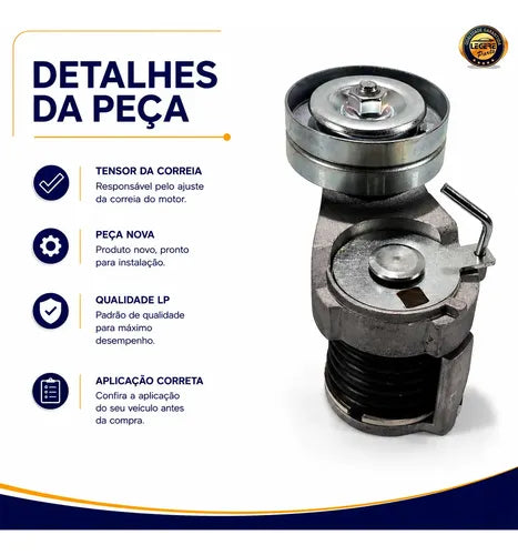 Tensor Correia Alternador Audi A3 Volkwagen Golf 1.6 8v - foto 4