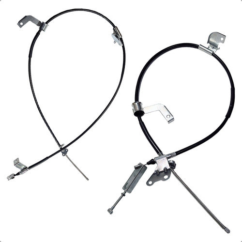 Kit Par Cabo Freio Traseiro Toyota Hilux 2005 A 2015 4x2 4x4