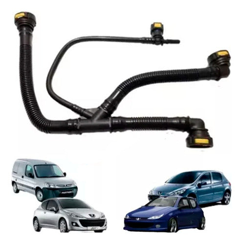 Mangueira Respiro Motor Peugeot 206 207 307 Partner 1.6 16v