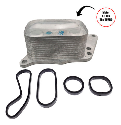 Resfriador Trocador Calor Ds3 Ds4 C4 Lounge 1.6 Thp + Juntas