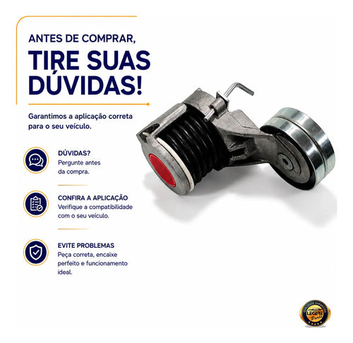 Tensor Correia Alternador Audi A3 Volkwagen Golf 1.6 8v - foto 6