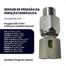 Sensor Pressão Direção Hidráulica Peugeot 206 1,0 16v