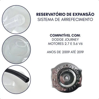 Reservatório Água Radiador Dodge Journey 2.7 3.6 2009 A 2019 - foto 2