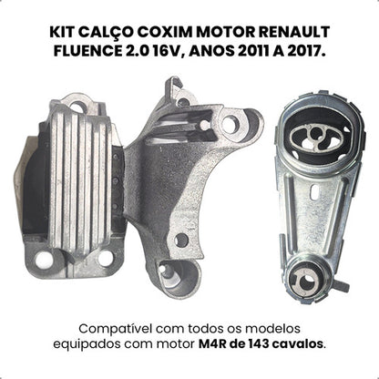 Kit Calço Coxim Motor Renault Fluence 2.0 16v 2011/2017 M4r - foto 2
