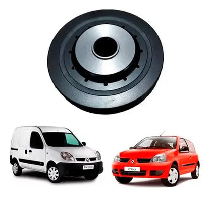 Polia Virabrequim Kangoo Symbol Clio Scenic 1.6 16v K4m - foto 2
