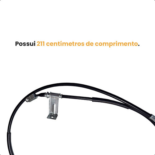 Cabo Freio Traseiro Esquerd Toyota Hilux 2005 A 2015 4x2 4x4