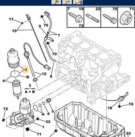 Copo Tampa Filtro Oleo Peugeot Citroen 206 207 208 308 C3 C4