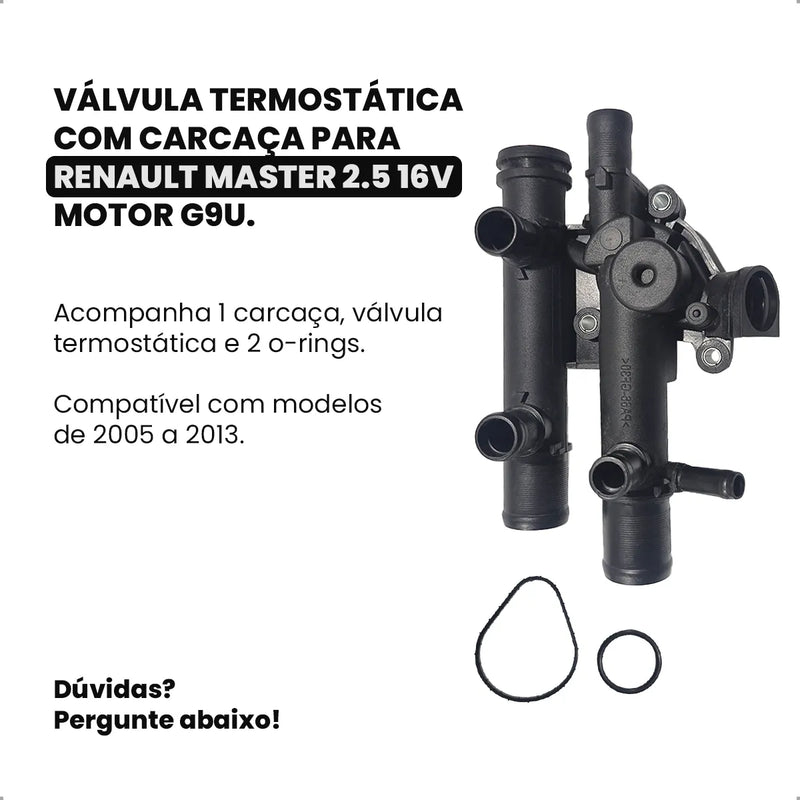 Valvula Termostatica Completa Renault Master 2.5 16v G9u