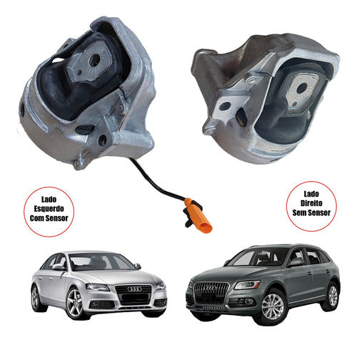 Kit Coxim Calço Motor Hidráulico Audi A4 A5 Q5 1.8 2.0 Tfsi